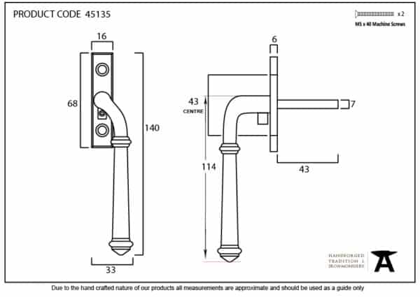 Pewter Regency Espag - RH 2