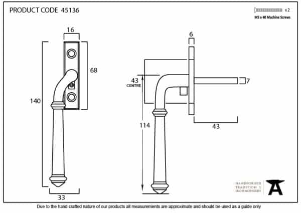 Pewter Regency Espag - LH 2