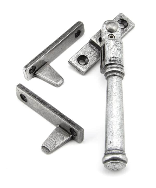 Pewter Locking Night-Vent Regency Fastener 1