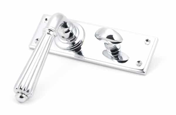 Polished Chrome Hinton Lever Bathroom Set 2