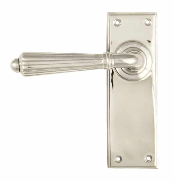 Polished Nickel Hinton Lever Latch Set 1