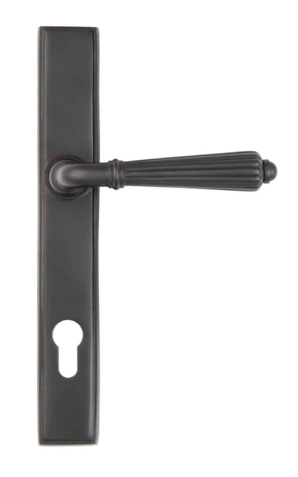 Aged Bronze Hinton Slimline Lever Espag. Lock Set 2