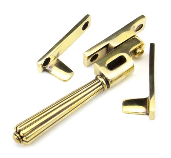 Aged Brass Night-Vent Locking Hinton Fastener 2