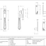 Polished Chrome Night-Vent Locking Hinton Fastener 3