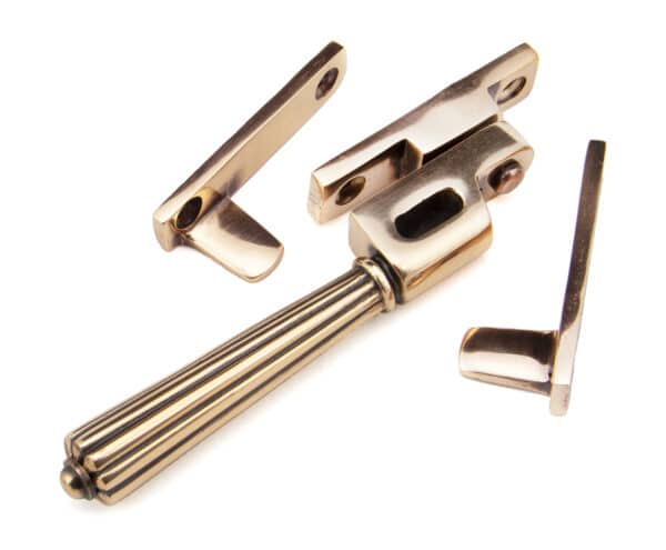 Polished Bronze Night-Vent Locking Hinton Fastener 2