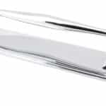 Polished Chrome 425mm Art Deco Pull Handle on Backplate 1
