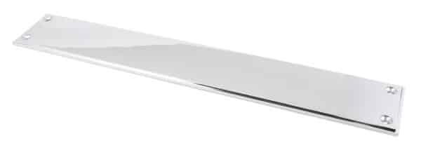 Polished Chrome 425mm Art Deco Fingerplate 1