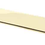 Aged Brass 300mm Art Deco Fingerplate 1