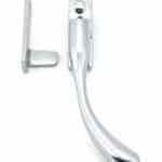 Polished Chrome Night-Vent Locking Peardrop Fastener - RH 2