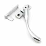 Polished Chrome Night-Vent Locking Peardrop Fastener - RH 1