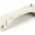 Polished Nickel Art Deco Drawer Pull 2