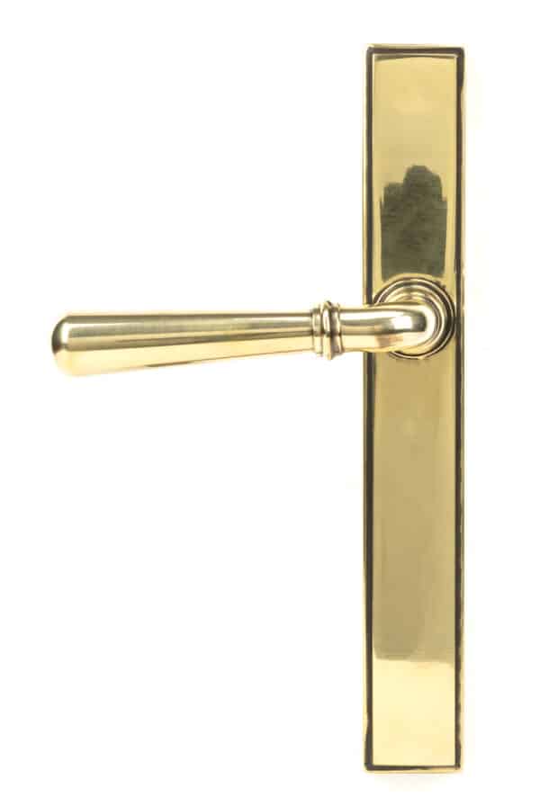 Aged Brass Newbury Slimline Lever Latch Set 2