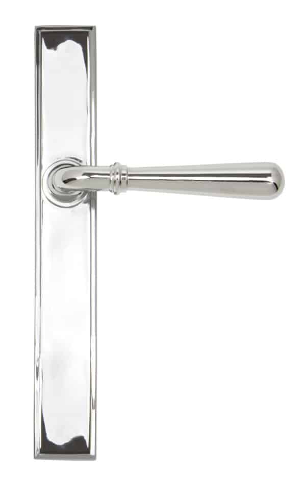 Polished Chrome Newbury Slimline Lever Latch Set 2