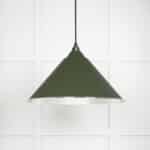 Hammered Nickel Hockley Pendant in Heath 1