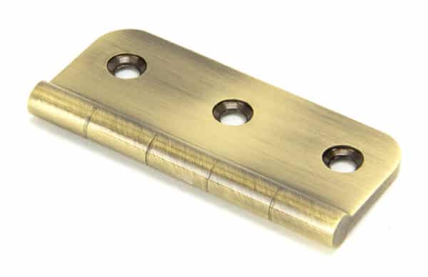 Aged Brass 3" Dummy Butt Hinge (Single) 2