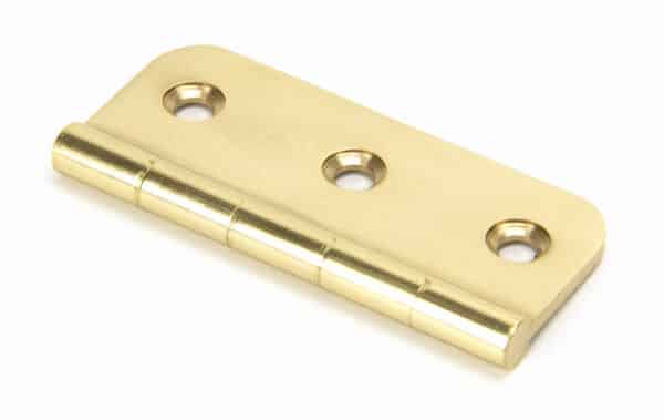 Polished Brass 3" Dummy Butt Hinge (Single) 2