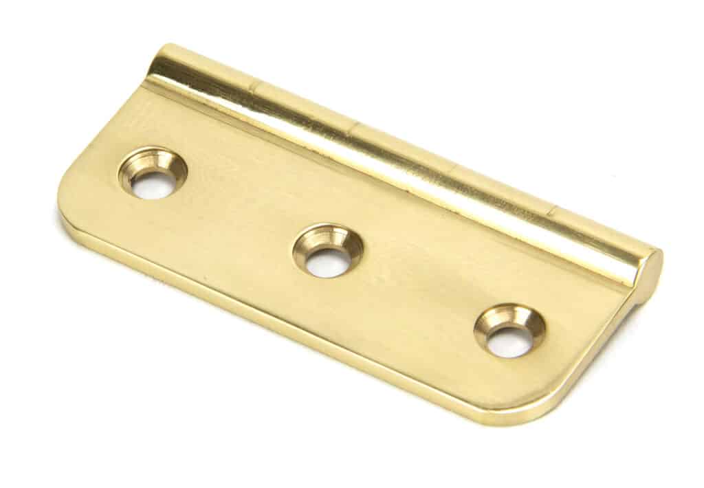 Polished Brass 3" Dummy Butt Hinge (Single) 1