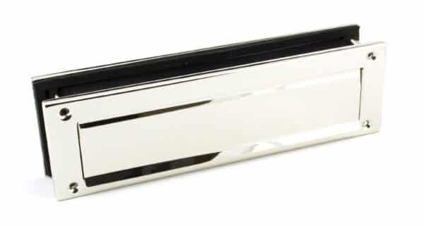 Polished Nickel Traditional Letterbox 2