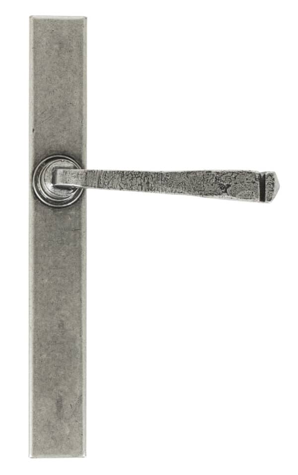 Pewter Avon Slimline Lever Latch Set 2