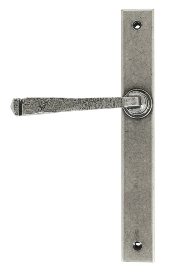 Pewter Avon Slimline Lever Latch Set 1