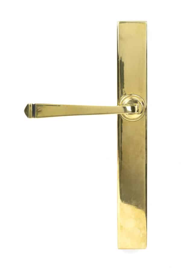 Aged Brass Avon Slimline Lever Latch Set 2