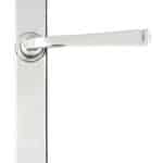 Polished Chrome Avon Slimline Lever Latch Set 1