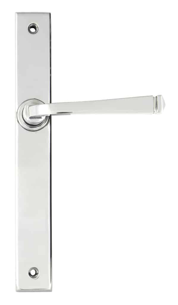 Polished Chrome Avon Slimline Lever Latch Set 1