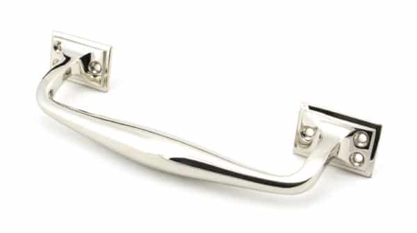 Polished Nickel 230mm Art Deco Pull Handle 2