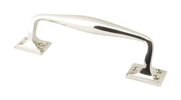 Polished Nickel 230mm Art Deco Pull Handle 1