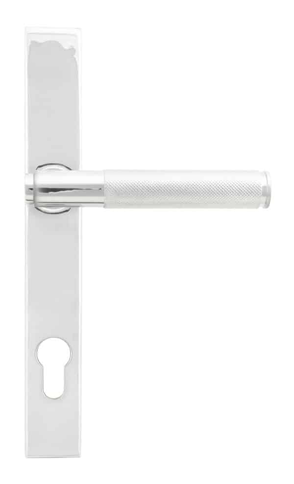 Polished Chrome Brompton Slimline Lever Espag. Lock Set 2