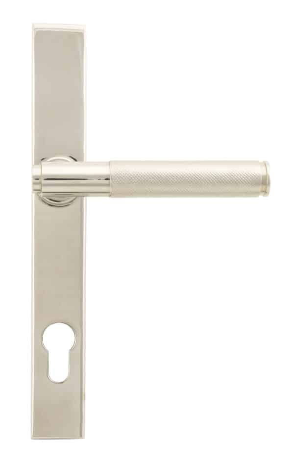 Polished Nickel Brompton Slimline Lever Espag. Lock Set 2