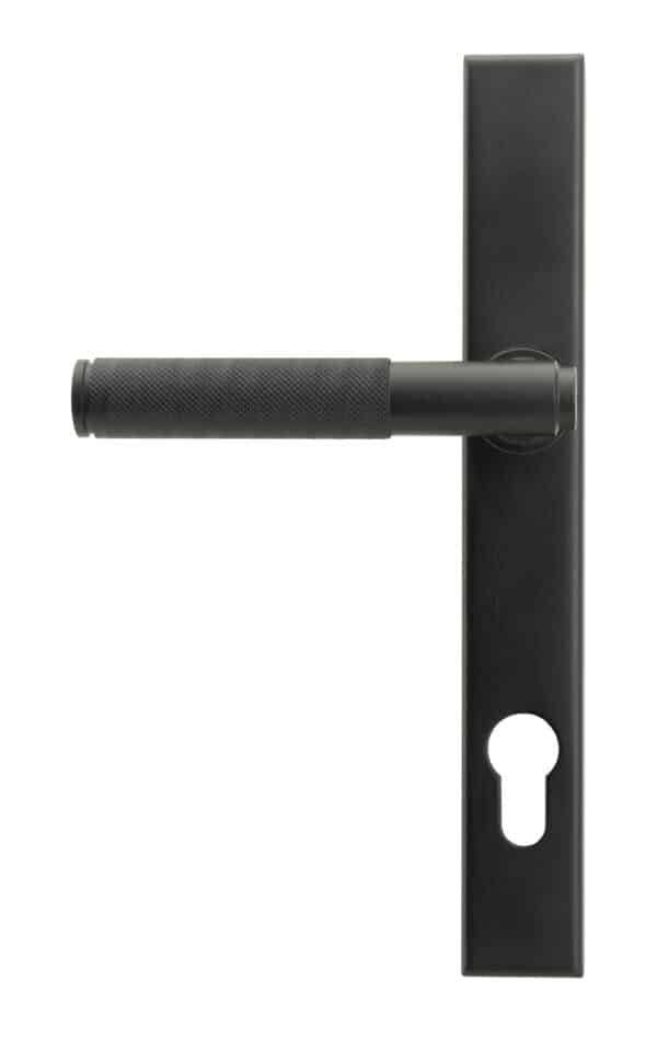 Matt Black Brompton Slimline Lever Espag. Lock Set 2