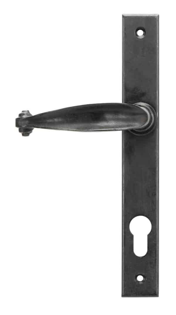 External Doors Beeswax Cottage Slimline Lever Espag. Lock Set 2