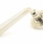 Polished Nickel Avon Round Lever on Rose Set (Beehive) 1