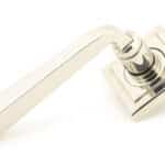 Polished Nickel Avon Round Lever on Rose Set (Square) 1