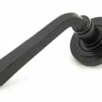 Black Avon Round Lever on Rose Set (Art Deco) 1