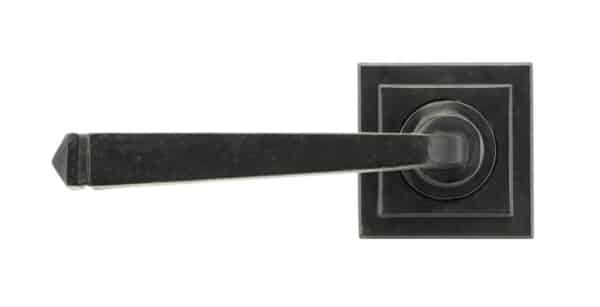 External Doors Beeswax Avon Round Lever on Rose Set (Square) 2