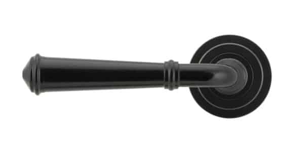 Black Regency Lever on Rose Set (Art Deco) 2