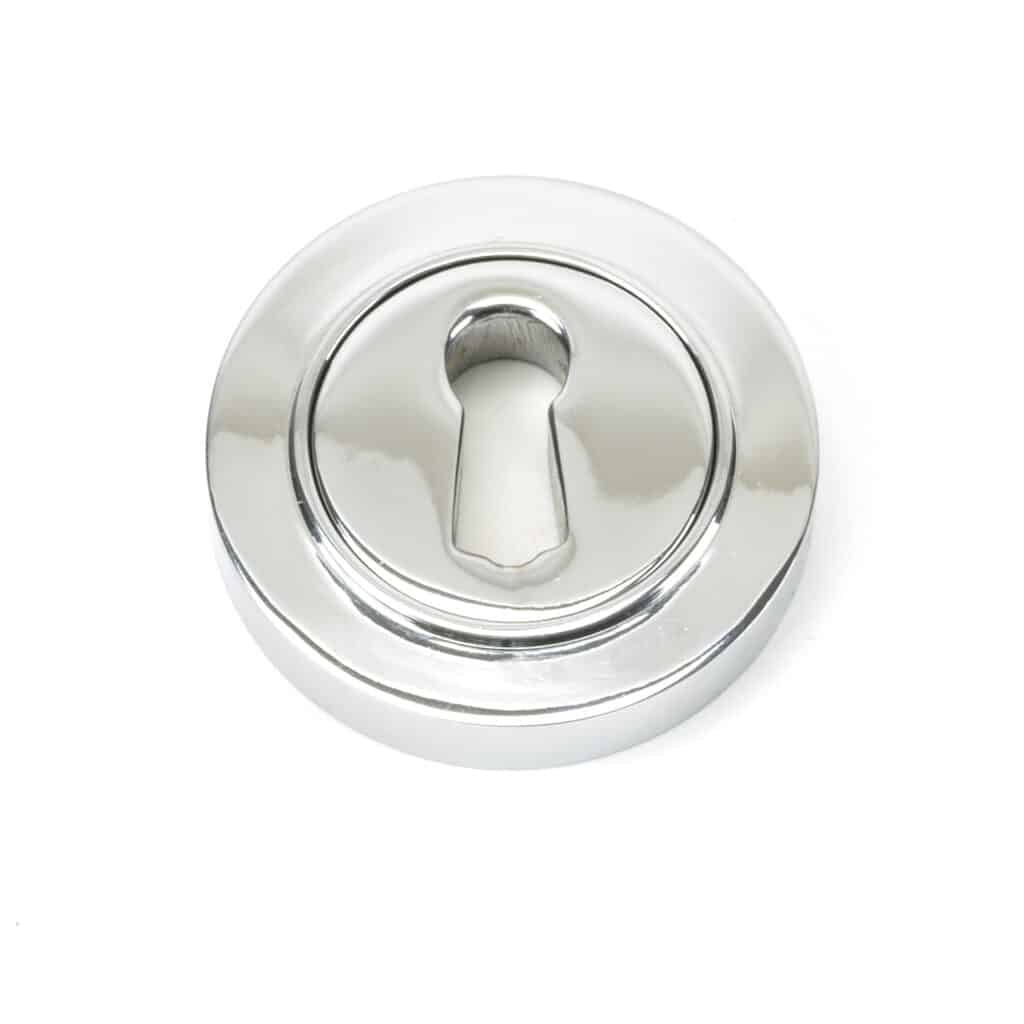 Polished Chrome Round Escutcheon (Plain) 1