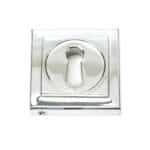 Polished Chrome Round Escutcheon (Square) 1