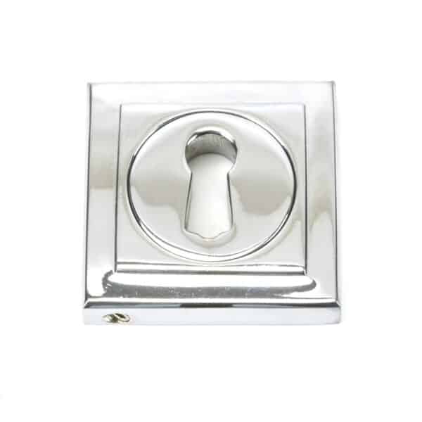 Polished Chrome Round Escutcheon (Square) 1