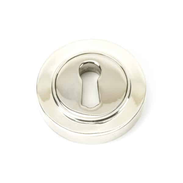 Polished Nickel Round Escutcheon (Plain) 1