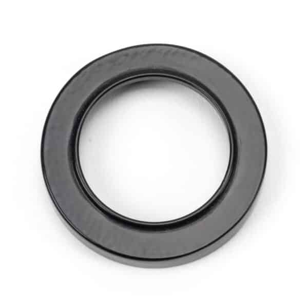 Black Round Escutcheon (Plain) 2