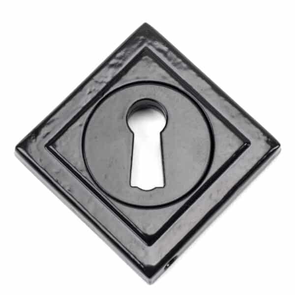 Black Round Escutcheon (Square) 2