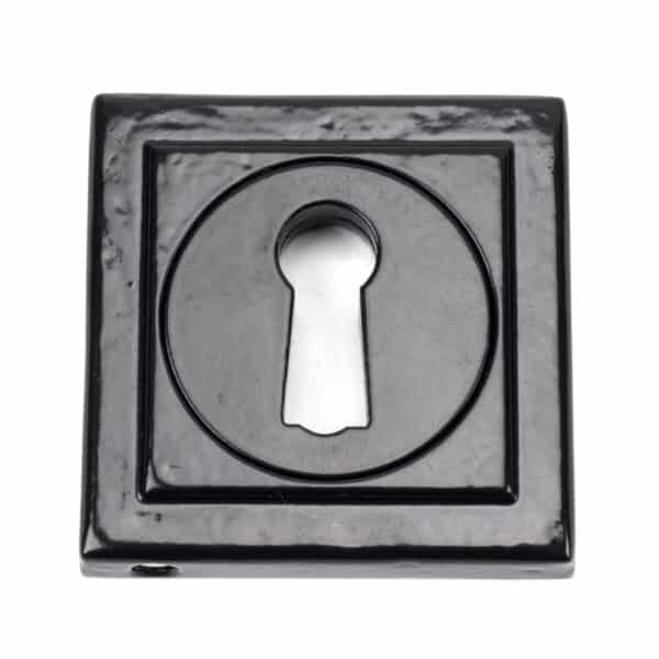 Black Round Escutcheon (Square) 1