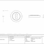 Pewter Round Escutcheon (Plain) 3