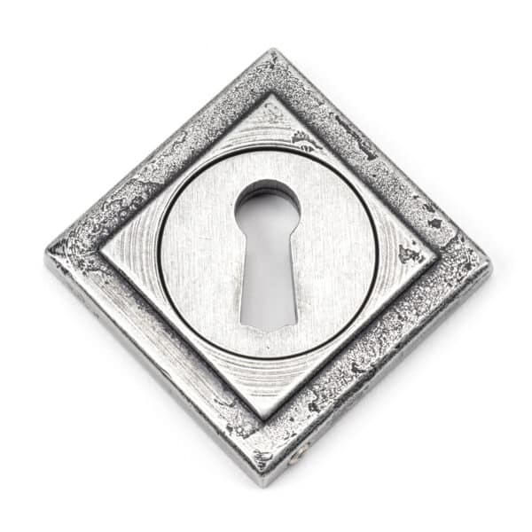 Pewter Round Escutcheon (Square) 2