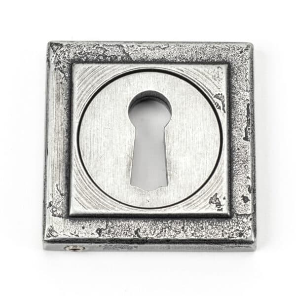 Pewter Round Escutcheon (Square) 1