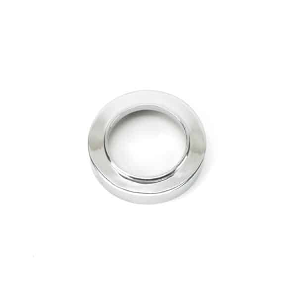 Polished Chrome Round Euro Escutcheon (Plain) 2