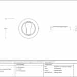 Polished Chrome Round Euro Escutcheon (Plain) 3